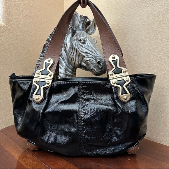 Authentic Michael Kors Leather Handbag - Picture 2 of 13